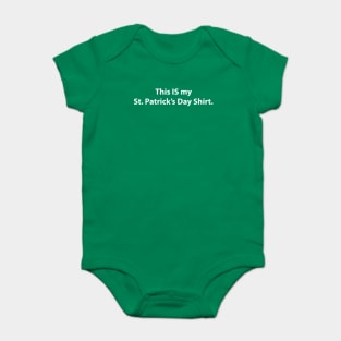 St. Patrick's Day Baby Bodysuit